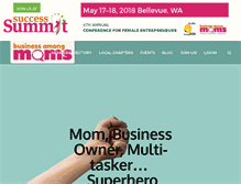 Tablet Screenshot of businessamongmoms.com